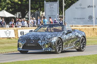 Lexus LC Convertible production at Goodwood