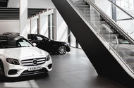 Mercedes showroom