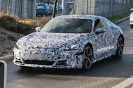 2021 Audi E-tron GT camouflaged prototype - front
