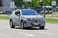 Mercedes EQE spyshot front