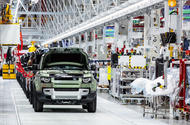 Land Rover Defender production