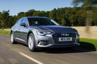 1 Audi A6 TFSIe 2021 UK first drive review hero front