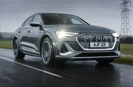 1 Audi E tron S Sportback 2021 UK first drive review hero front