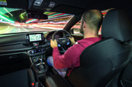 Matt Prior driving
