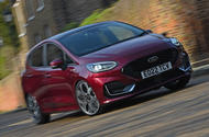 1 Ford Fiesta ST line Vignale MHEV 2022 UK drive front