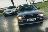 99 Audi quattro meets e tron gt lead