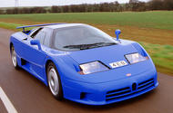 99 Bugatti EB110 GT greatest road tests tracking front