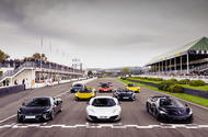 McLaren line-up at Goodwood Members Meeting