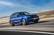 1 BMW X3 M front three quarter tracking