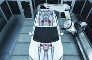 ABB Robotics PixelPaint Art Car Illusorr design 1