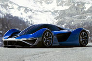 Alpine A4810 concept front three quarters