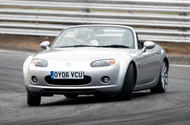 99 mazda mx5 drifting front