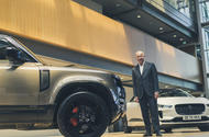 Thierry Bollore with Land Rover Defender and Jaguar I-Pace