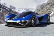 Alpine A4810 concept front three quarters