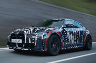 BMW EV proto driving