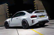 BMW M2 CS 2022 Autocar render rear quarter