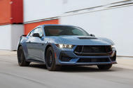 Ford Mustang GT 2023 front quarter tracking