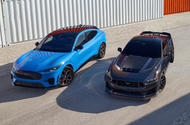 Ford Mustang Mach E with Ford Mustang Dark Horse 2022