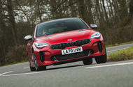 kia stinger gt s 2021 uk review hero front