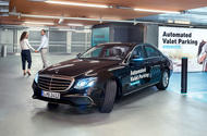 Mercedes S Class Bosch Automated Valet Parking front quarter