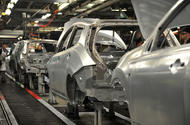 Nissan Leaf production line 2013
