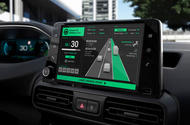 Stellantis Aimotive autonomous tech screen