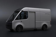 arrival beta van studio front quarter static