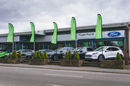 Ford garage forecourt 2021