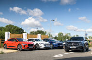 Jaguar i Pace Audi E Tron Tesla Model X Mercedes EQC