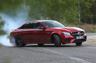 mercedes amg e 63 drifting