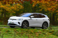 Volkswagen ID4 GTX front quarter tracking 2022