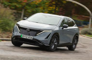 Nissan Ariya 2023 front quarter cornering