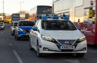 ServCity Nissan Leaf front quarter tracking