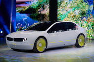 BMW i Vision Dee front quarter static CES 2023