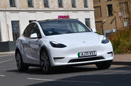 Tesla Model Y front quarter tracking 2022
