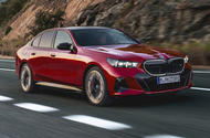 2023 BMW i5 front three quarter tracking