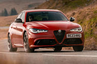alfa romeo giulia veloce review 2023 01 cornering front