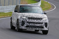 Range rover sv driving front 3 4