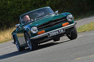 Triumph TR6 front three quarter
