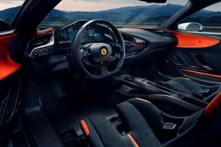 2024 Ferrari SF90 XX Stradale Flash Orange interior