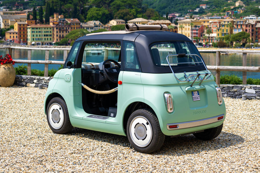 Fiat Topolino Dolce Vita 2024 rear quarter static