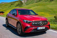 merecedes glc300 coupe review 202301 tracking front