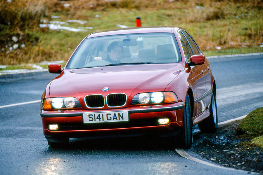 BMW 5 Series front cornering