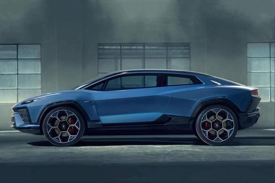 Lamborghini Lanzandor side profile