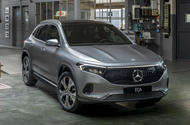Mercedes EQA front three quarter