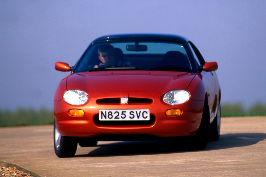 MG F front quarter drifting