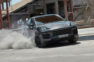 porsche cayenne 2023 01 cornering front