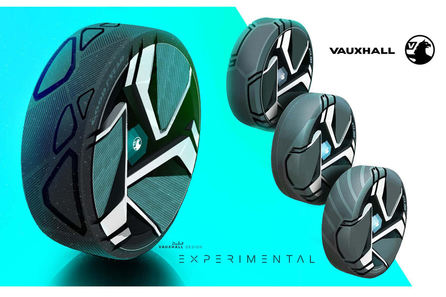 Vauxhall Experimental tyre sketch