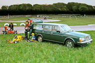 Volvo 265 estate front three quarter