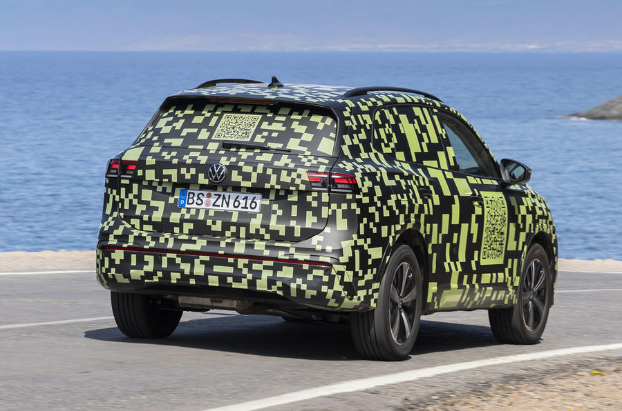2023 Volkswagen Tiguan prototype rear
